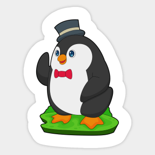 Penguin Groom Bow tie Wedding Sticker